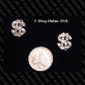 Dollar Diamante Bling Studs